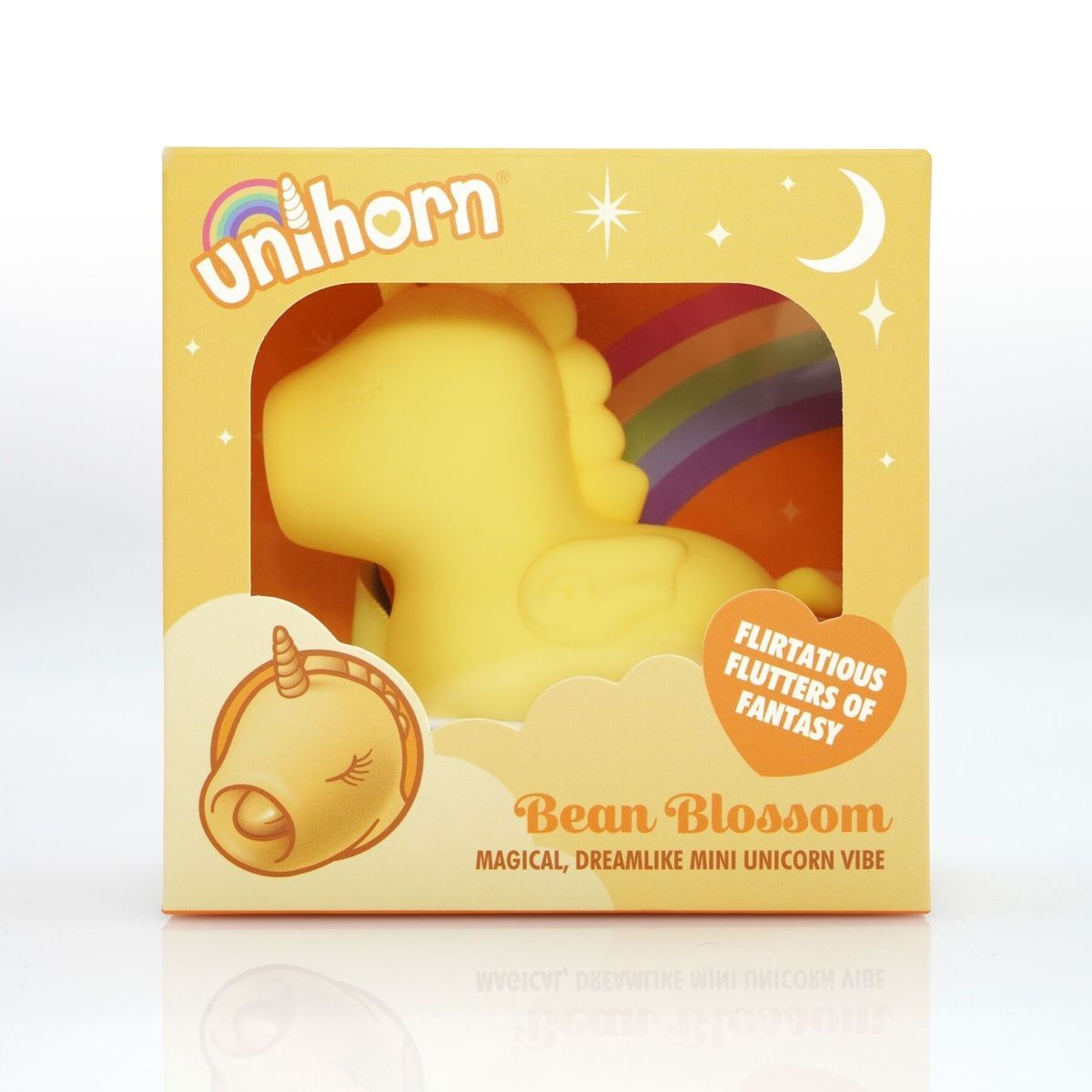 Вибратор-единорожка Unihorn &ndash; Bean Blossom, пульсирующий язычок