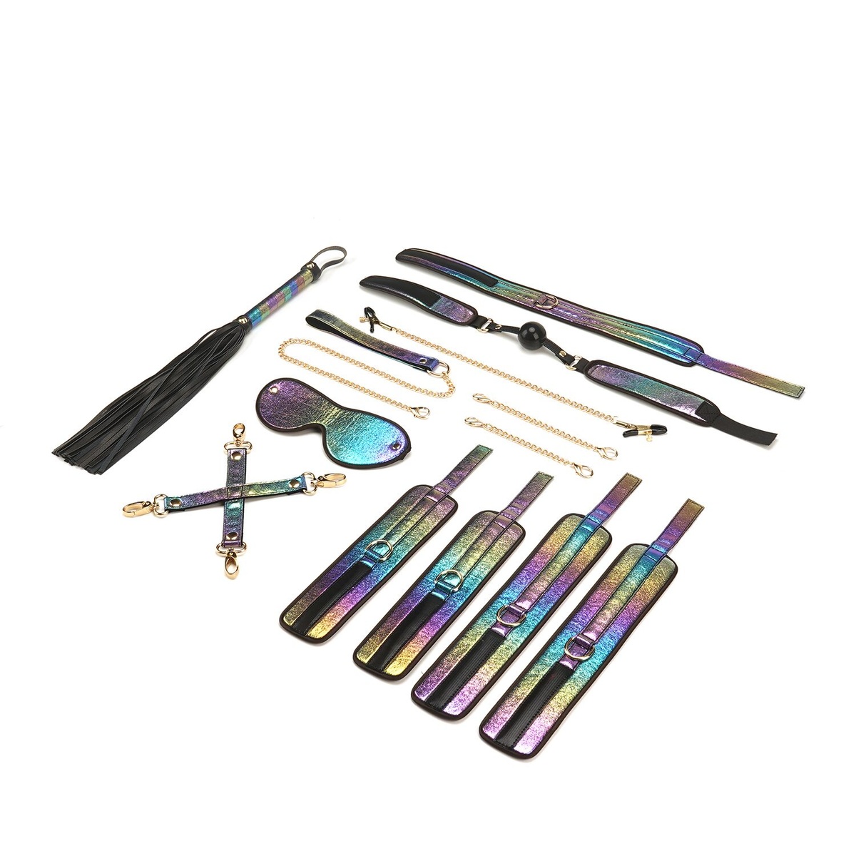 БДСМ-набір Liebe Seele Vivid Rainbow 8 Pieces Set