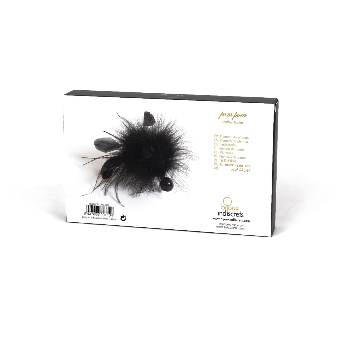 Мітелка Bijoux Indiscrets Pom Pom – feather tickler