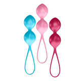 Вагинальные шарики Satisfyer V Balls (3 пары), диаметр 3,4см, масса 79-114-150г, монолитные