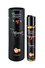 Массажное масло Plaisirs Secrets Caramel с афродизиаками (59 мл)