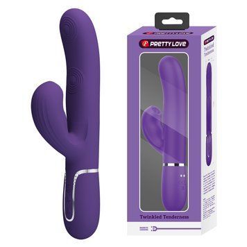 Вібратор-кролик Pretty Love Twinkled Tenderness Purple