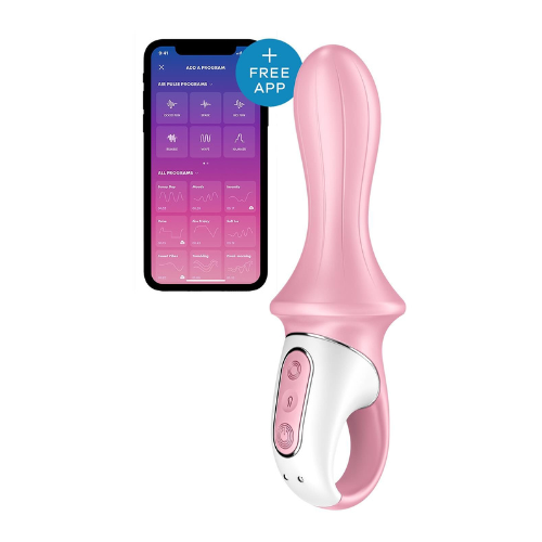 Анальный смарт-вибратор Satisfyer Air Pump Booty 5+, надувается