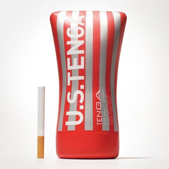 Мастурбатор Tenga US Soft Tube Cup (м&rsquo;яка подушечка велика), стискальний, суперпотужне всмоктування