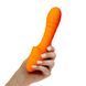 Ребристий вібратор для точки G Pash Ribbed G-spot Vibrator So Divine, помаранчевий