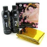Гель для NURU-массажа Shunga Oriental Body-to-Body &ndash; Sparkling Strawberry Wine плюс простыня