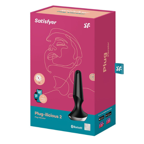 Анальная смарт-вибропробка Satisfyer Plug-ilicious 2 Black