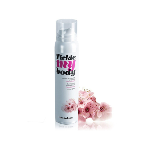 Масажна піна Love To Love TICKLE MY BODY Cherry Blossom (150 мл) зволожувальна