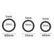 Ерекційні кільця Erospace Men&rsquo;s Play Set Of 3 Cock Rings B7