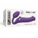 Безремневой страпон с вибрацией Strap-On-Me Vibrating Violet L, диам. 4,2 см, пульт ДУ, регулируемый