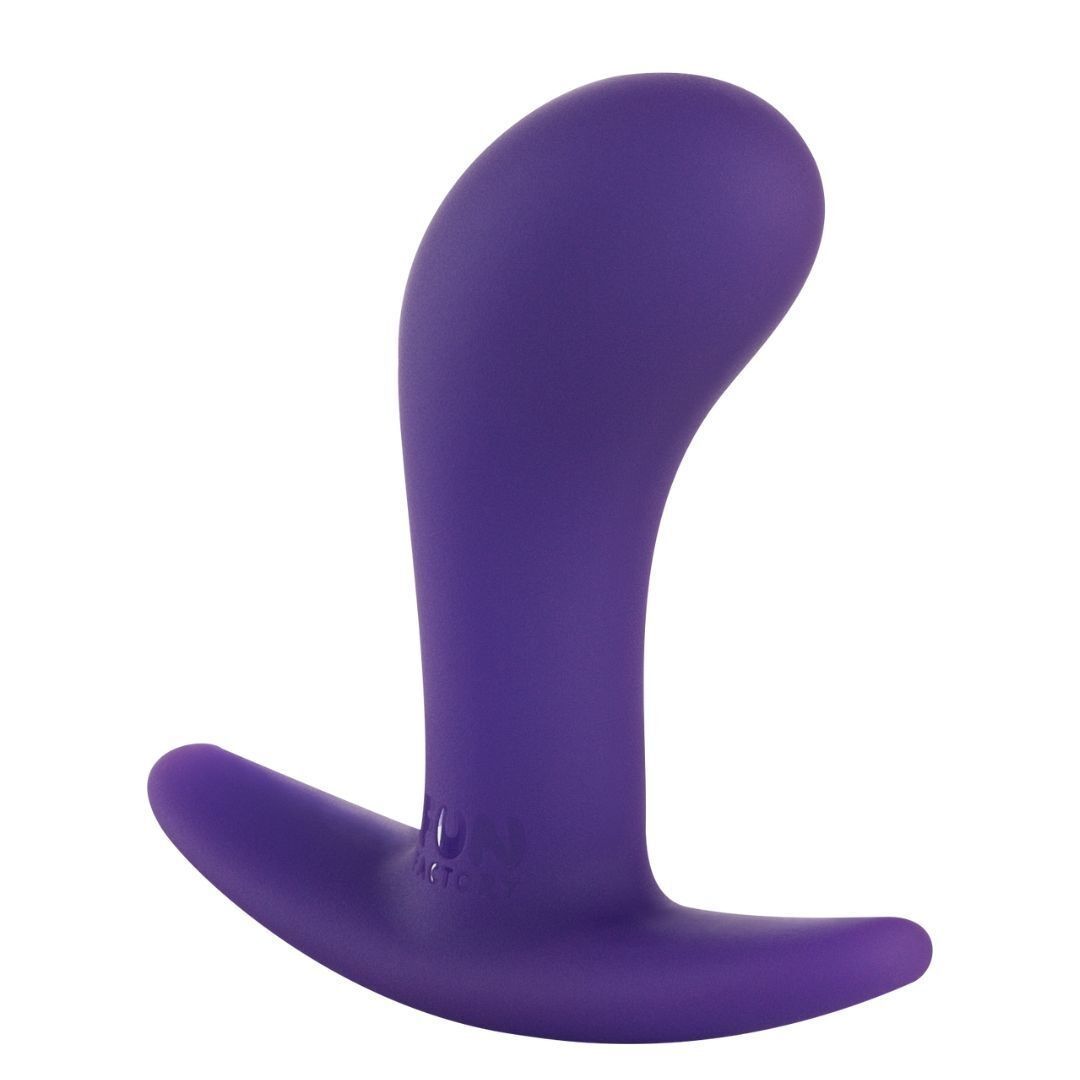 Анальная пробка Fun Factory BOOTIE S, фиолетовая, диаметр 2,8 см, тонкий ограничитель