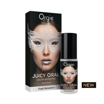 Спрей для усиления слюноотделения Orgie Juicy Oral со вкусом мяты, 15 мл