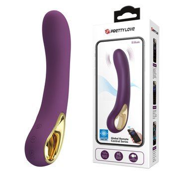 Hi-tech вібратор Pretty Love Ethan RC Control Vibrator Purple