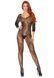 Бодистокинг Leg Avenue Swirl Lace Bodystocking One size Black, ажурная ткань, доступ