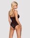 Мереживне боді з доступом 818-TED-1 teddy, чорне, S/M
