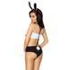 Костюм зайчика Passion MALLOY SET, трусики, топік і вушка, S/M