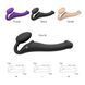 Безремінний страпон з вібрацією Strap-On-Me Vibrating Violet XL, діам. 4,7см, пульт ДК, регульований