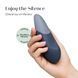 Мини-вибратор Womanizer Vibe Dark Blue, 3 авторежима + 10 уровней интенсивности