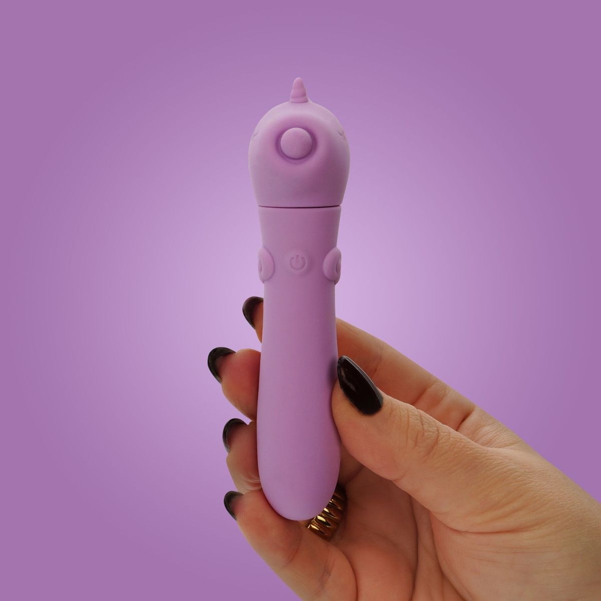Вібратор-єдиноріжка Unihorn USB Bullet &ndash; Karma Lilac, віброкуля, USB-зарядка, 10 режимів