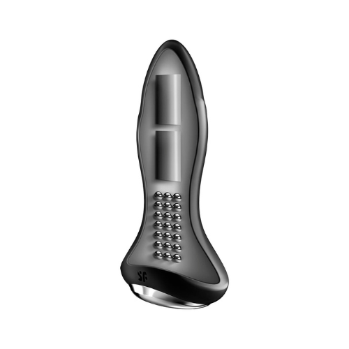 Анальна смарт вібропробка із перлинним масажем Satisfyer Rotator Plug 1+ Black