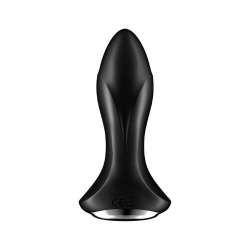 Анальная смарт-вибропробка с жемчужным массажем Satisfyer Rotator Plug 1+ Black