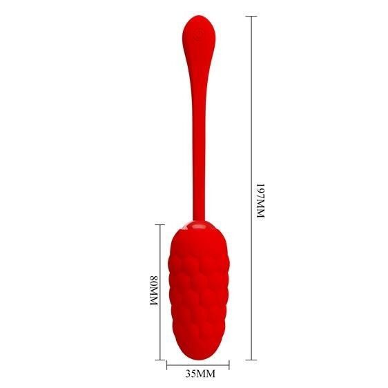 Виброяйцо Pretty Love Marina Bullet Red, 77 г