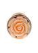 Анальная пробка Jewellery Red Gold Rose Plug Peach, 2,7 см