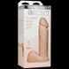 Фалоімітатор Doc Johnson Platinum TRUSKYN - The Tru Ride 6 Inch, діаметр 4,3 см, двошаровий силікон