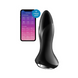 Анальная смарт-вибропробка с жемчужным массажем Satisfyer Rotator Plug 1+ Black