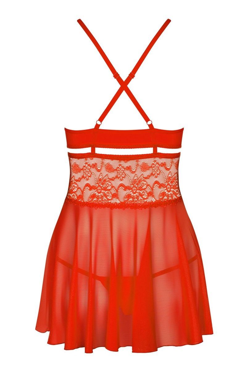 Бэби-долл Obsessive 838-BAB-3 babydoll & thong , S/M