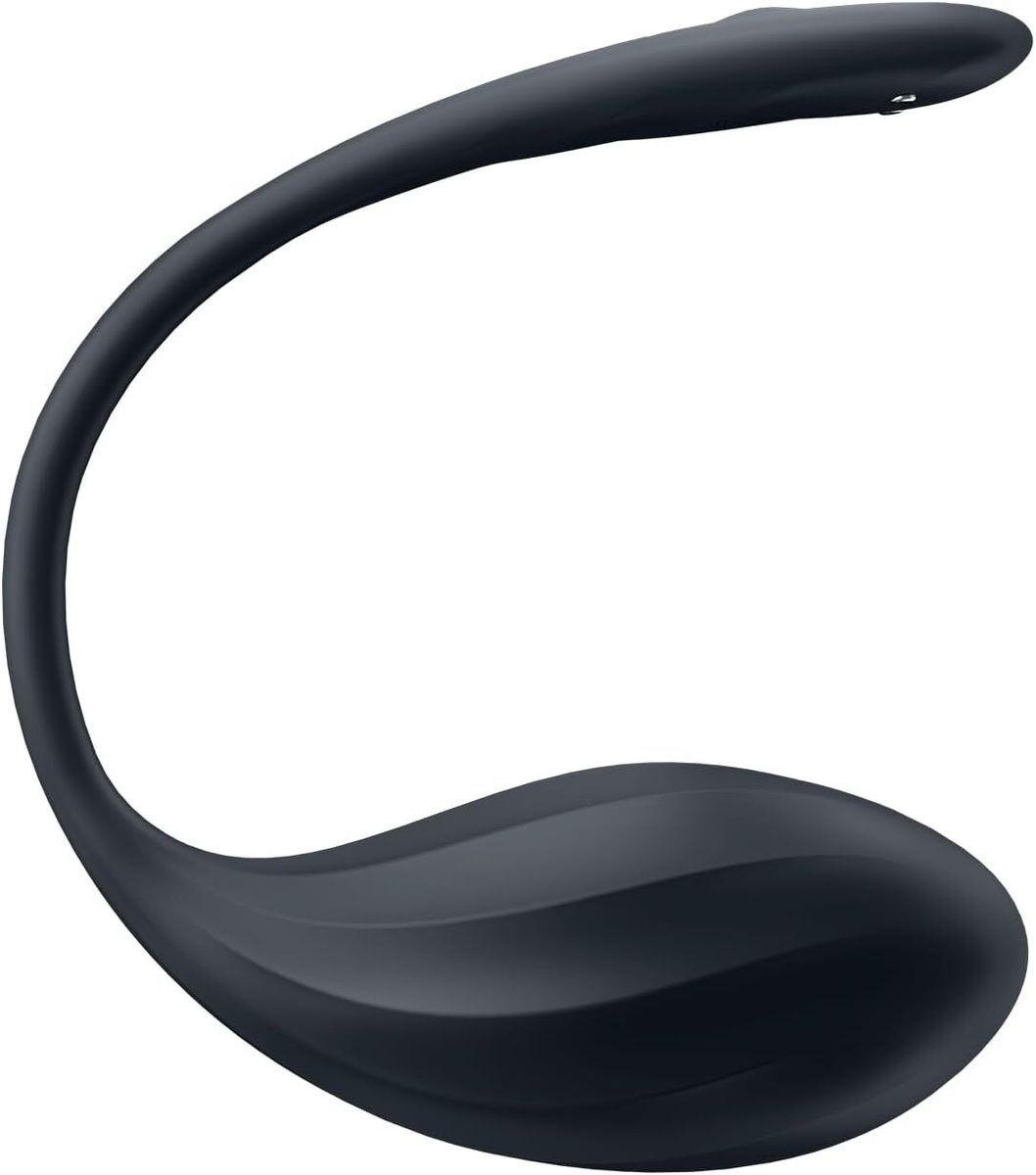 Смарт-виброяйцо Satisfyer Ribbed Petal Connect App Black