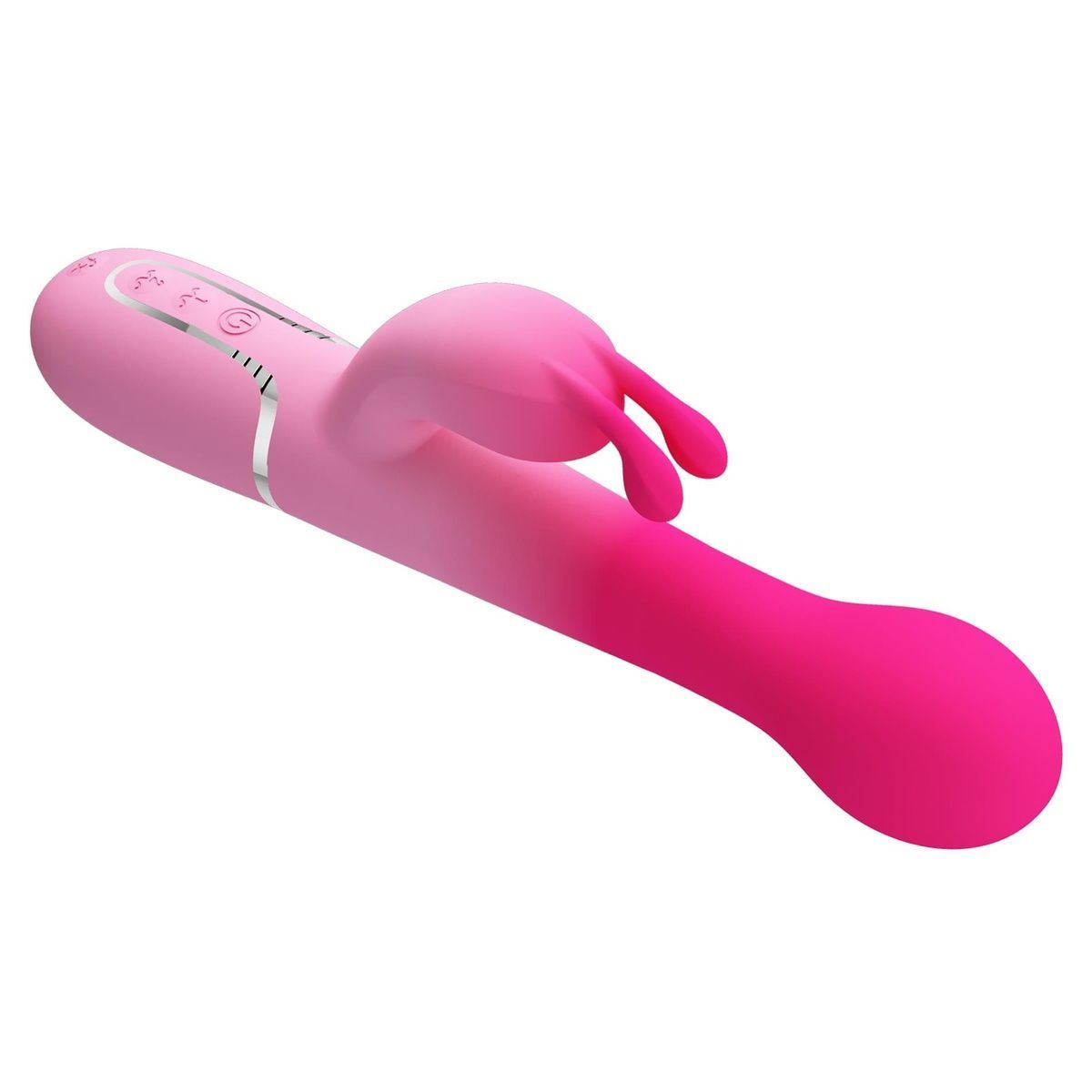 Вібратор-кролик з перлинною стимуляцією Pretty Love Dejon Pink