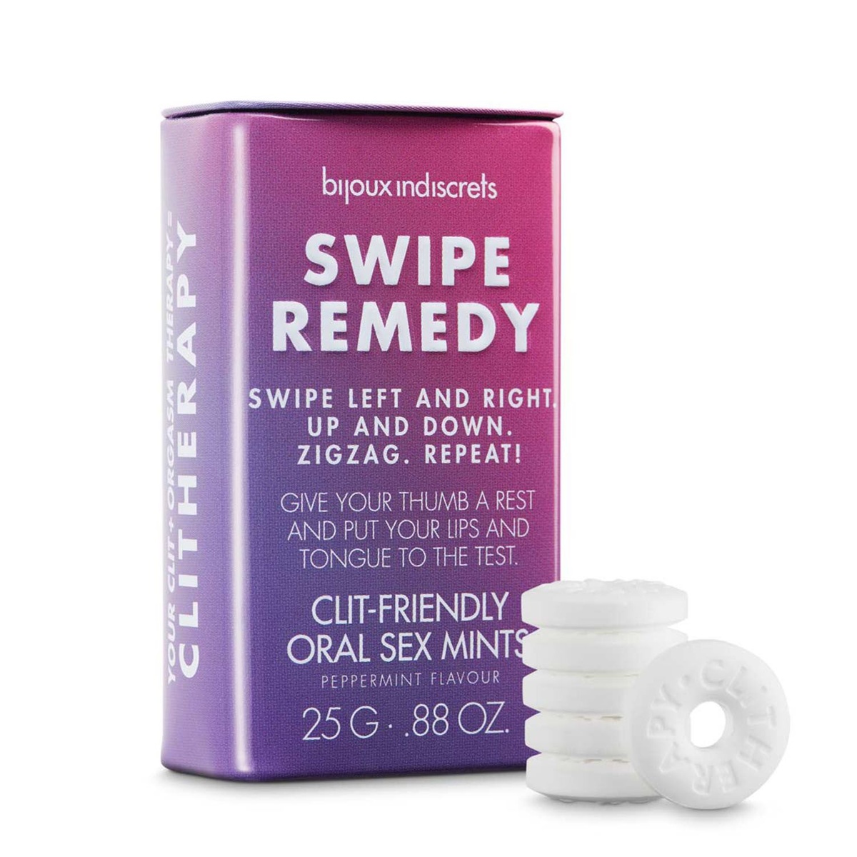 М'ятні цукерки для орального сексу Swipe Remedy Bijoux Indiscrets , 25 г.