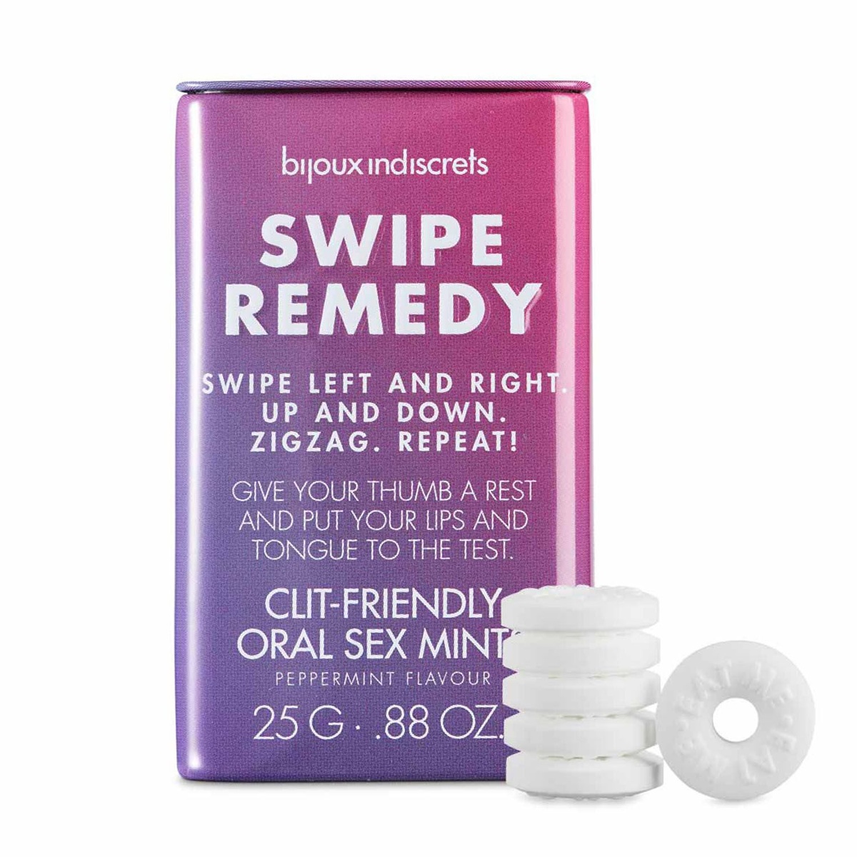 Мятные конфеты для орального секса Swipe Remedy Bijoux Indiscrets, 25 г.