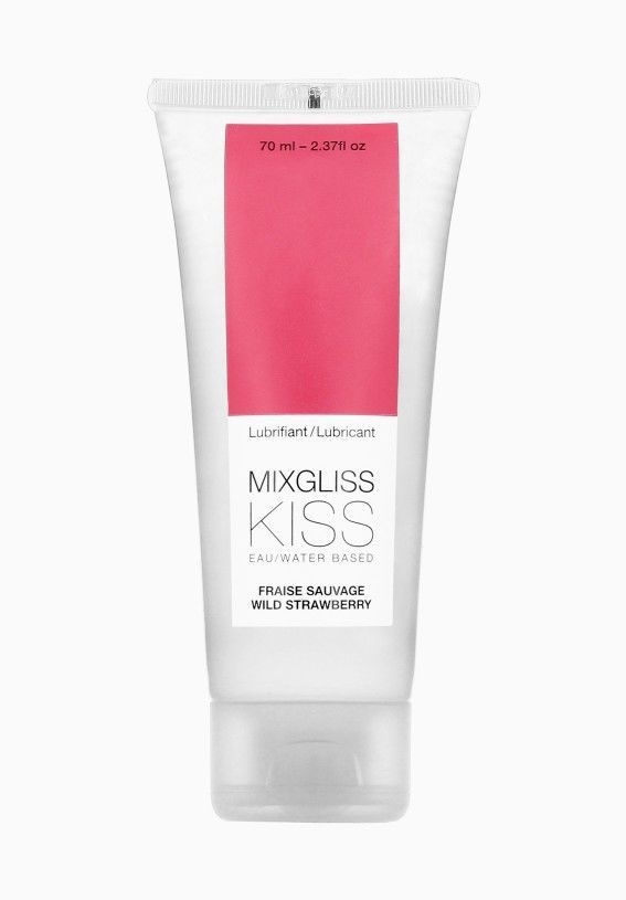 Лубрикант на водній основі MixGliss KISS Wild Strawberry, 70 мл