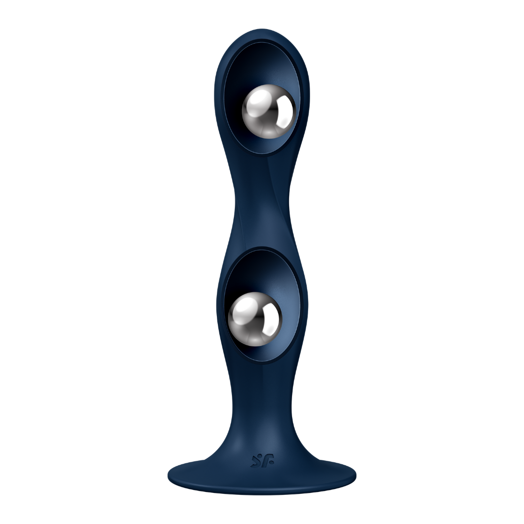 Дилдо Satisfyer Double Ball-R Dark Blue