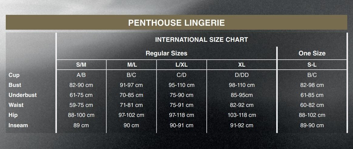 Боди Penthouse All The Way Black, открытая спинка, рукава, низ в виде высоких трусиков танга, S/L