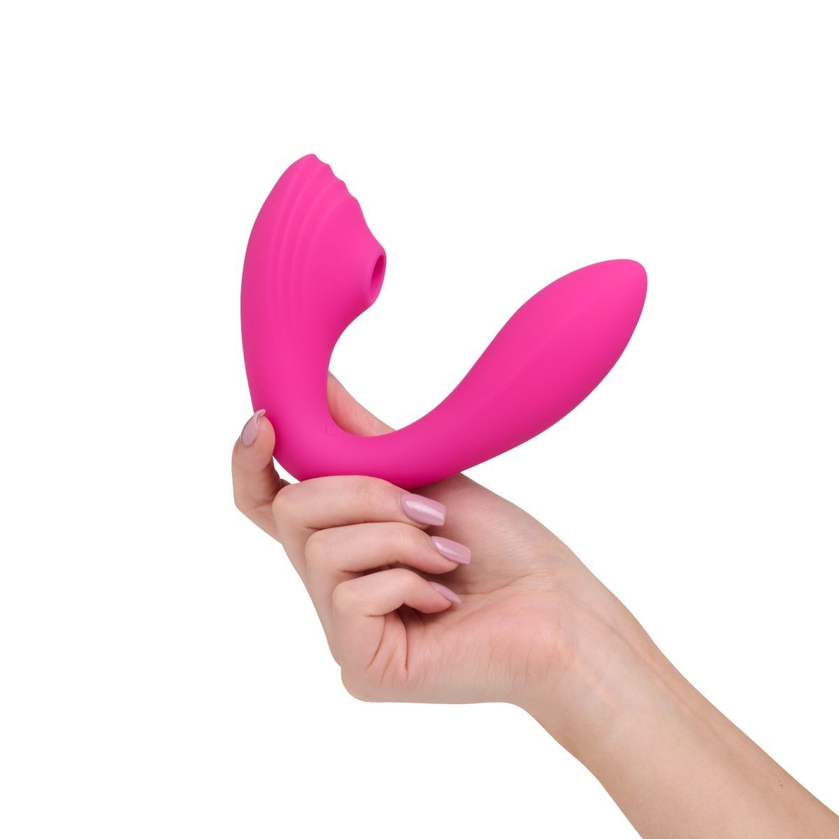 Вакуумний вібратор Pearl Vibe 2 в 1 So Divine, рожевий