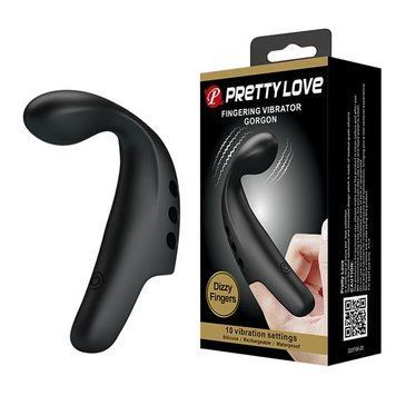 Вибратор на палец Pretty Love Fingering Vibrator Gordon Black