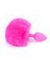 Анальна пробка Bunny Tail Silicone Pink Plug Pink