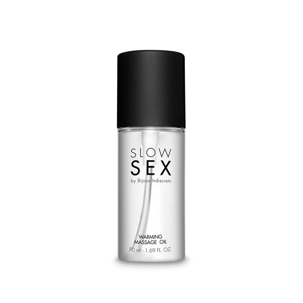 Зігріваюча їстівна масажна олійка Warming massage oil, Slow Sex