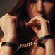 Наручники из экокожи Bijoux Indiscrets Maze &ndash; Thin Handcuffs Black