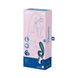 Смарт вибратор кролик Satisfyer Hug Me Bluegrey, 2 мотора, диаметр 4,2см, широкая клиторальная часть