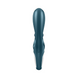 Смарт вибратор кролик Satisfyer Hug Me Bluegrey, 2 мотора, диаметр 4,2см, широкая клиторальная часть