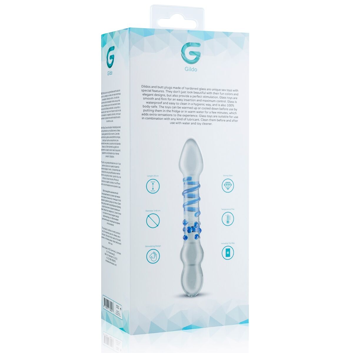 Стеклянный дилдо Gildo Glass Dildo No. 21