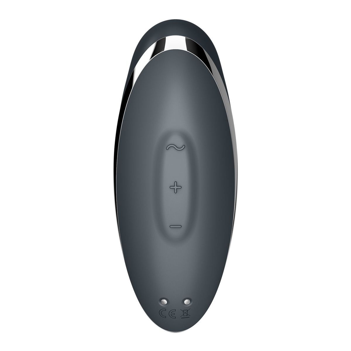 Вибростимулятор-пульсатор Satisfyer Tap & Climax 2 Grey, эффект постукивания пальцем