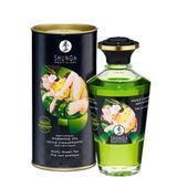 Органическое согревающее масло Shunga Aphrodisiac Warming Oil &ndash; Exotic green tea (100 мл) без сахара