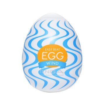 Мастурбатор-яйцо Tenga Egg Wind с зигзагообразным рельефом