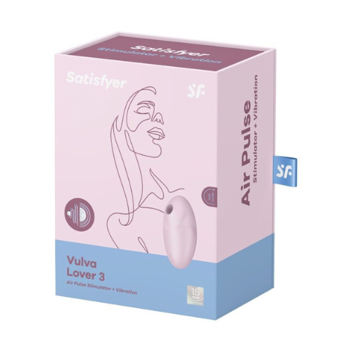 Вакуумний стимулятор з вібрацією Satisfyer Vulva Lover 3 Pink