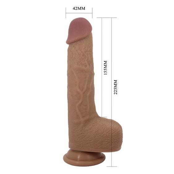Фалоімітатор з вібрацією Pretty Love Tommy Vibrator Flesh